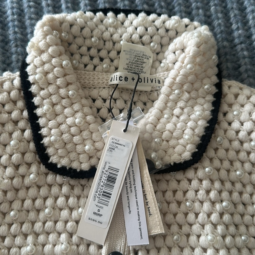 Alice and Olivia had knit cardigan sweater - Picture 2 of 7